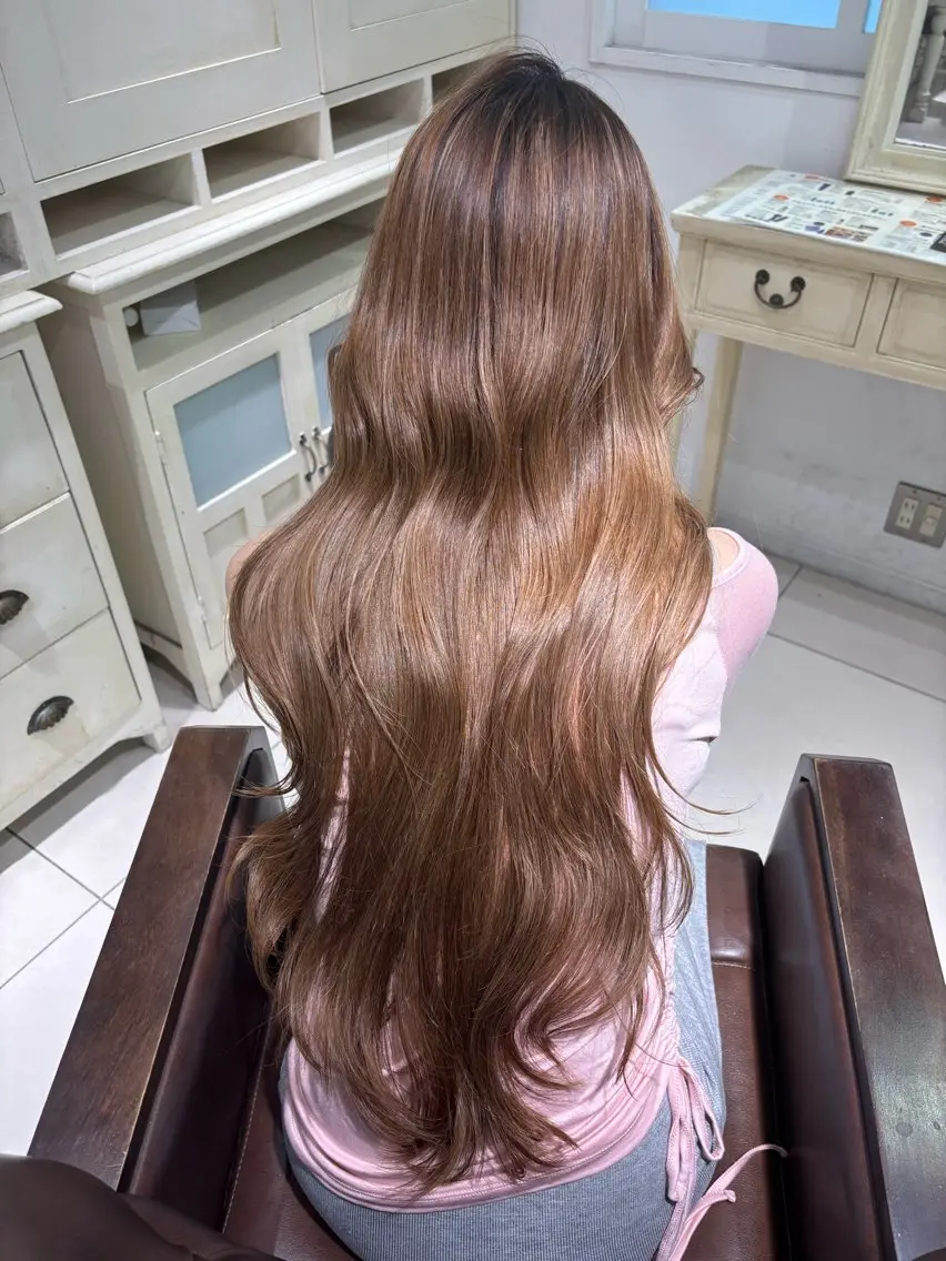 ロング 縮毛・髪質改善🩰 mai🐰ྀི🤍のヘアスタイル