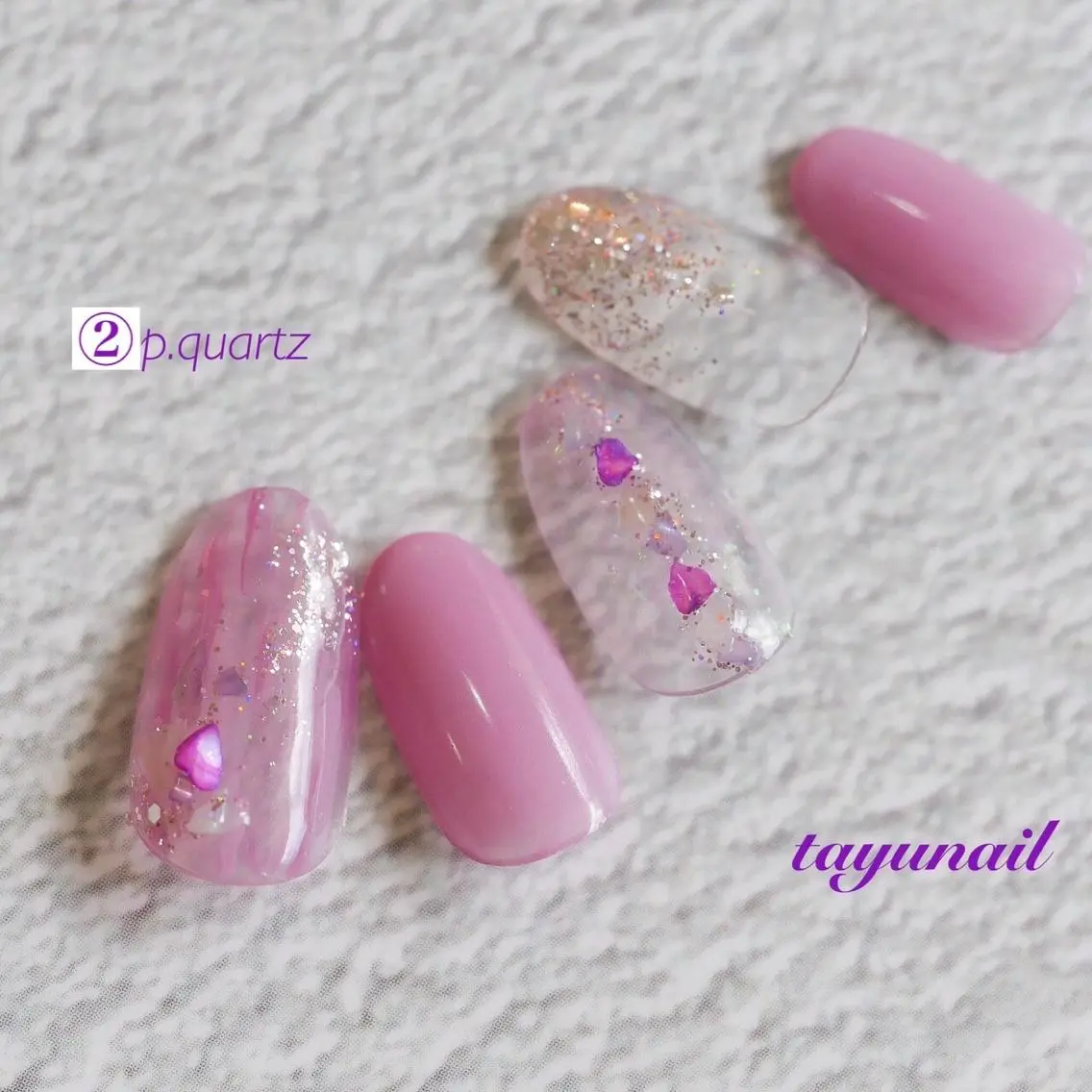 ネイル アートネイル ブルー ジェルネイル ラメ(グリッター) ワンカラーネイル ネイルサロン 【たゆnail】のネイルデザイン