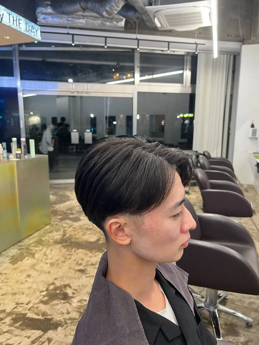 メンズ センターパート 小林 大和のヘアスタイル