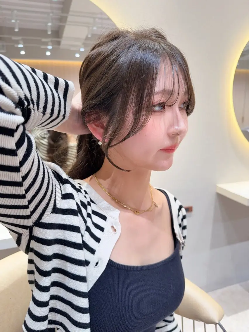 セミロング カラー カット ヘアカラー トリートメント 美髪縮毛矯正✨🫧 レイヤー川村利幸のヘアスタイル