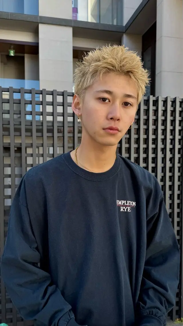 ショート メンズ カット ナガミ ショウのヘアスタイル