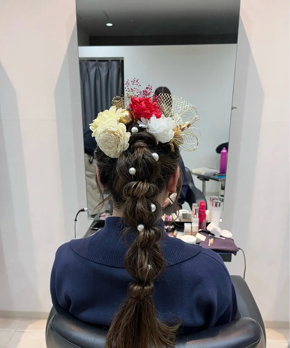 【お出かけ・イベントに】ヘアアレンジ・ヘアセット ￥5,000の写真