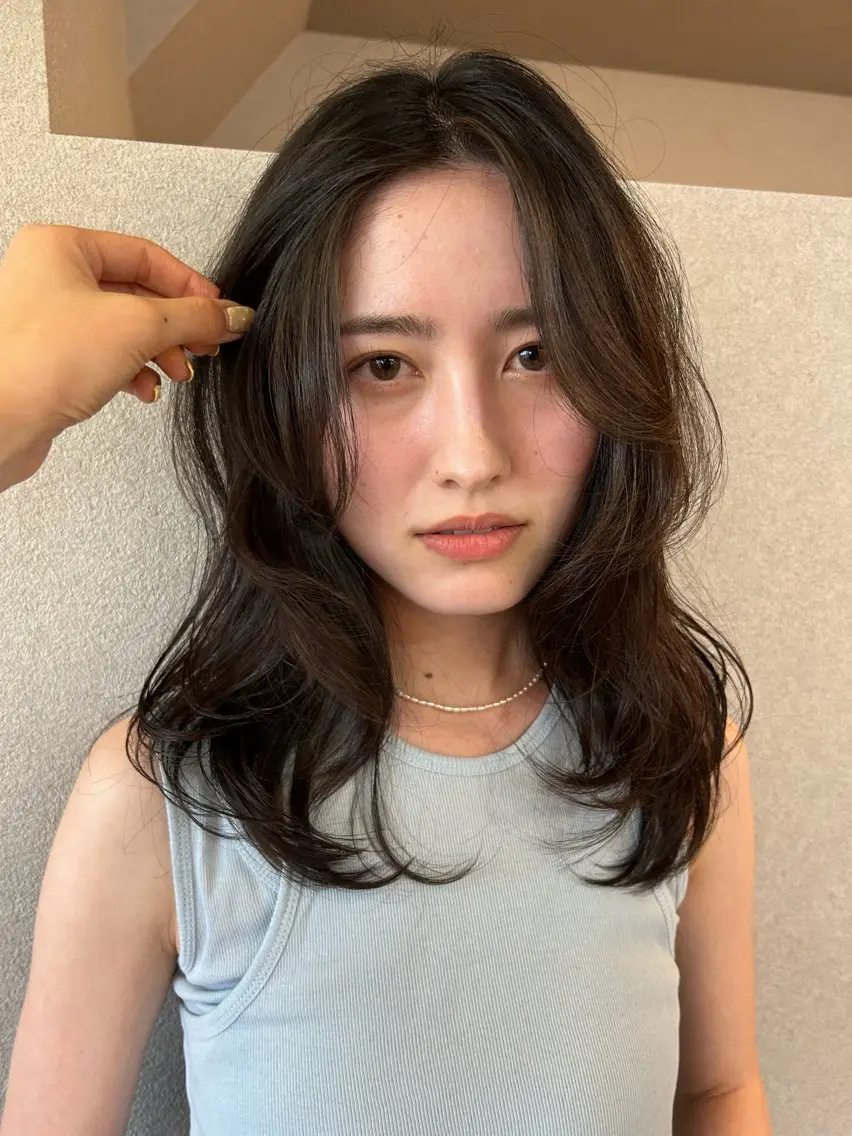 カット＋透明感カラー＋ヴァリジョアトリートメントの写真