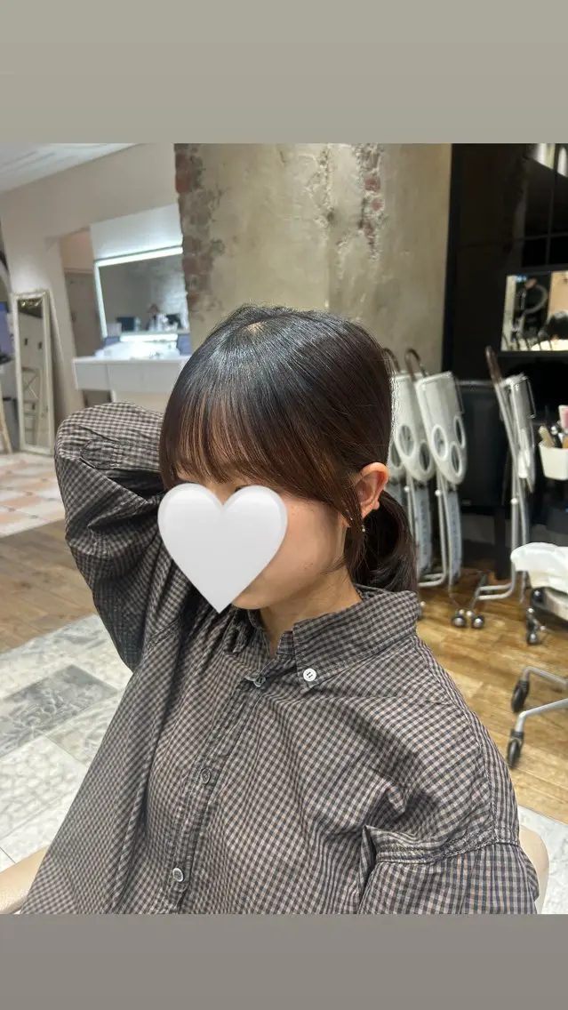 ミディアム 顔周りカット レイヤーカット /アレンジ和田茉日琉のヘアスタイル