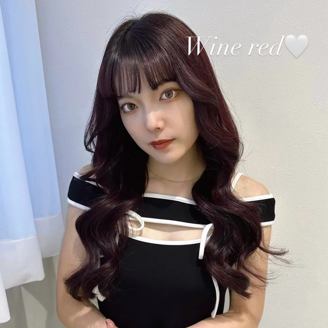 ロング 韓国𝐻𝑎𝑖𝑟 🇰🇷🖤ハラのヘアスタイル