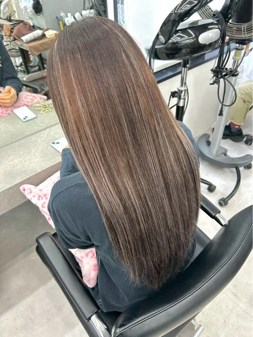 ロング 横浜　エクステ🎀 カラー／ルナのヘアスタイル