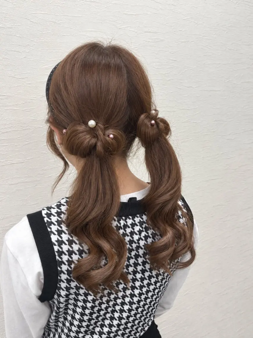 ロング YUMEYAKATA 五条店のヘアスタイル
