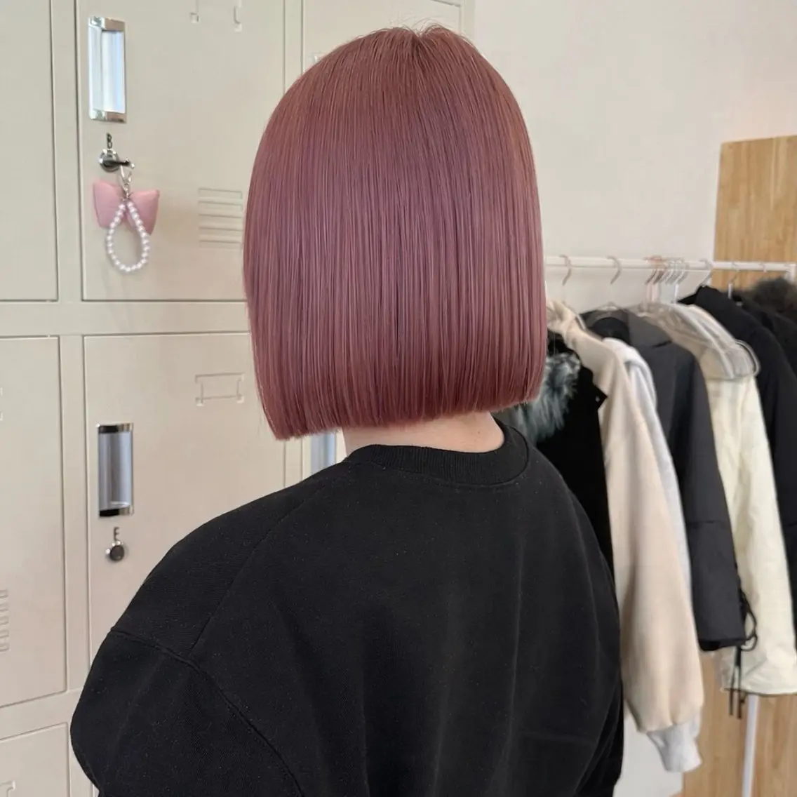 ミディアム カラー カット ヘアカラー トリートメント 柔らかいbeige ￤韓国￤🩰マユ🩰のヘアスタイル
