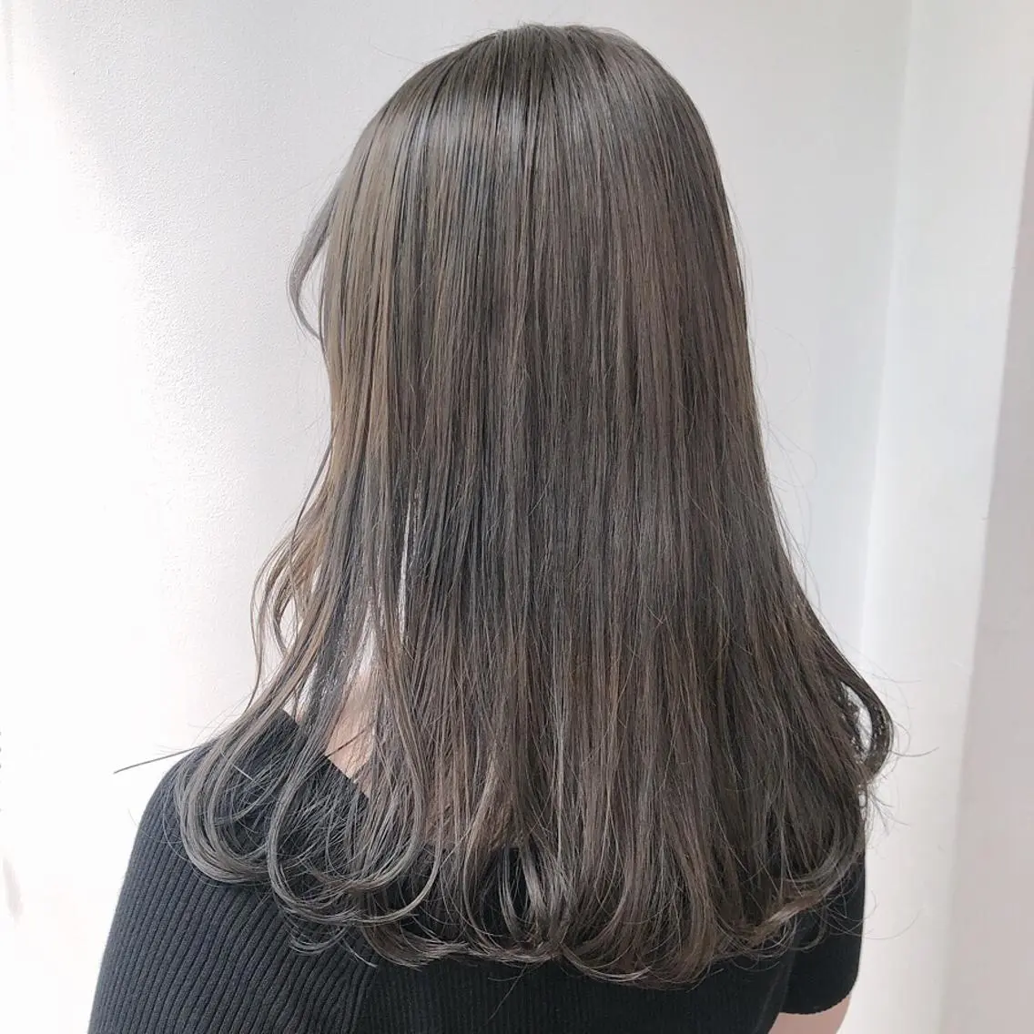 ロング カラー グレージュ ヘアカラー トリートメント ヘアセット ❤️sai❤️ official❤️のヘアスタイル