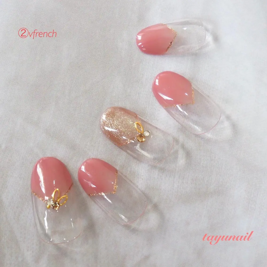 ネイル アートネイル ブルー フットネイル フレンチネイル ジェルネイル ネイルサロン 【たゆnail】のネイルデザイン