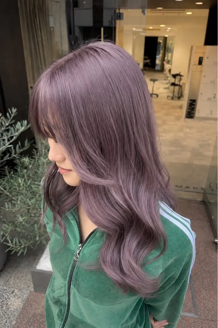 ロング ヘアカラー 🔮 中澤 柳美 🦄のヘアスタイル