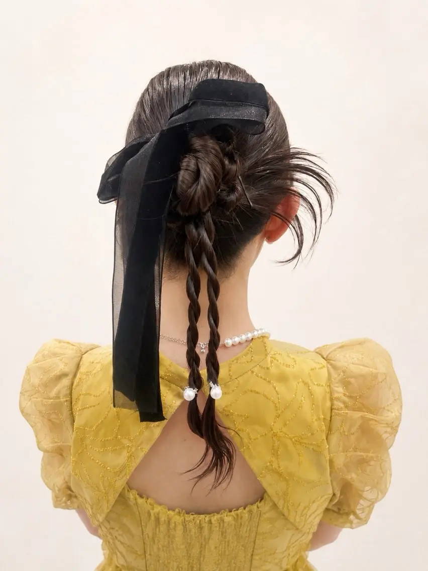 ロング ヘアアレンジ ヘアセット ヘアセット ヘッドスパ/河西未来のヘアスタイル