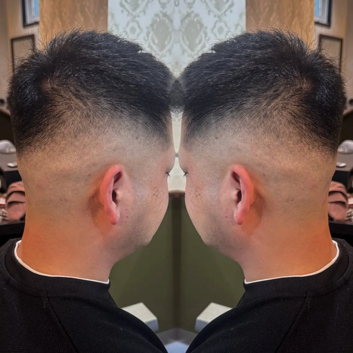 ショート メンズ フェードカット スキンフェード カット 立川メンズカット/ メンズパーマ💈三上のヘアスタイル