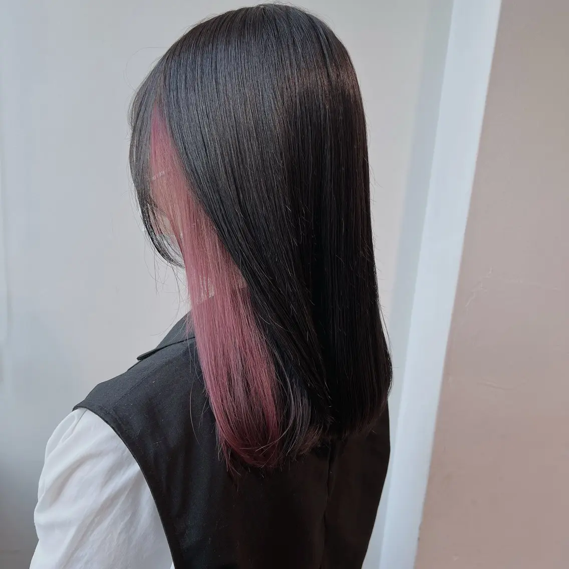 ロング カラー ヘアカラー トリートメント ヘッドスパ ヘアセット 𓏸レイヤー髪質改善 透けカラーカノン🫧のヘアスタイル