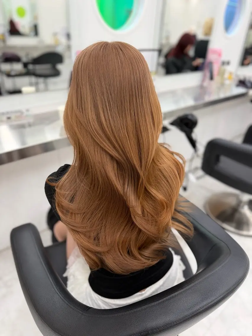 ロング カラー ヘアアレンジ カット ヘアカラー トリートメント 透明感カラー🎀艶髪 Anju/渋谷🎀のヘアスタイル