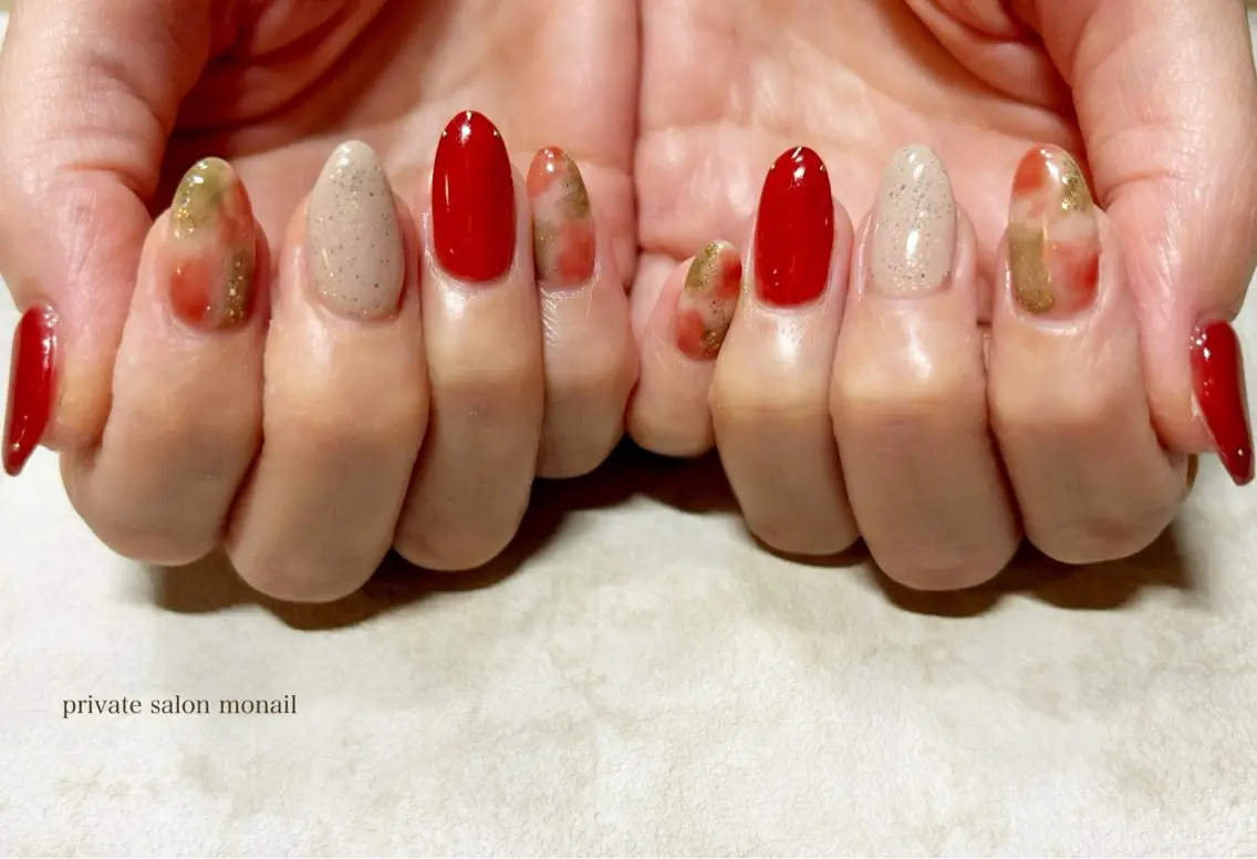 ネイル アートネイル ハンドネイル nail salon monailのネイルデザイン