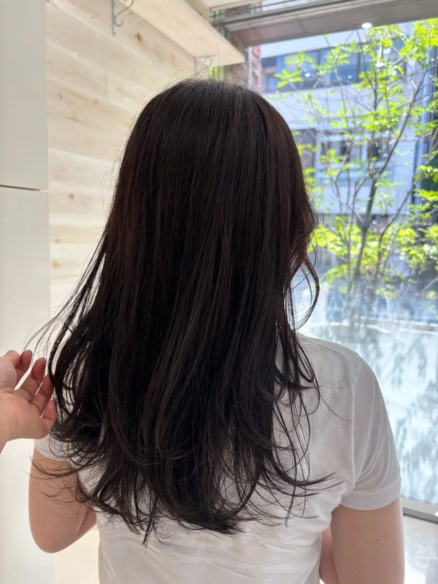 ロング カラー ブラウンカラー ナチュラルブラウン トリートメント カット ヘアカラー トリートメント 田野倉NEXT店 美髪ニストのヘアスタイル