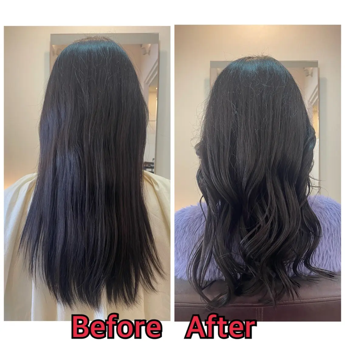 ロング 平 真亜里のヘアスタイル