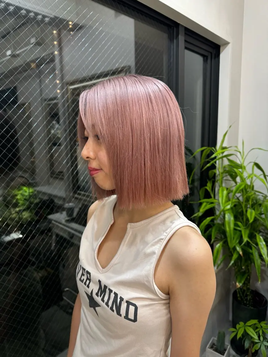 カラー レイヤー/ハイトーン ヒガシサヨのヘアスタイル