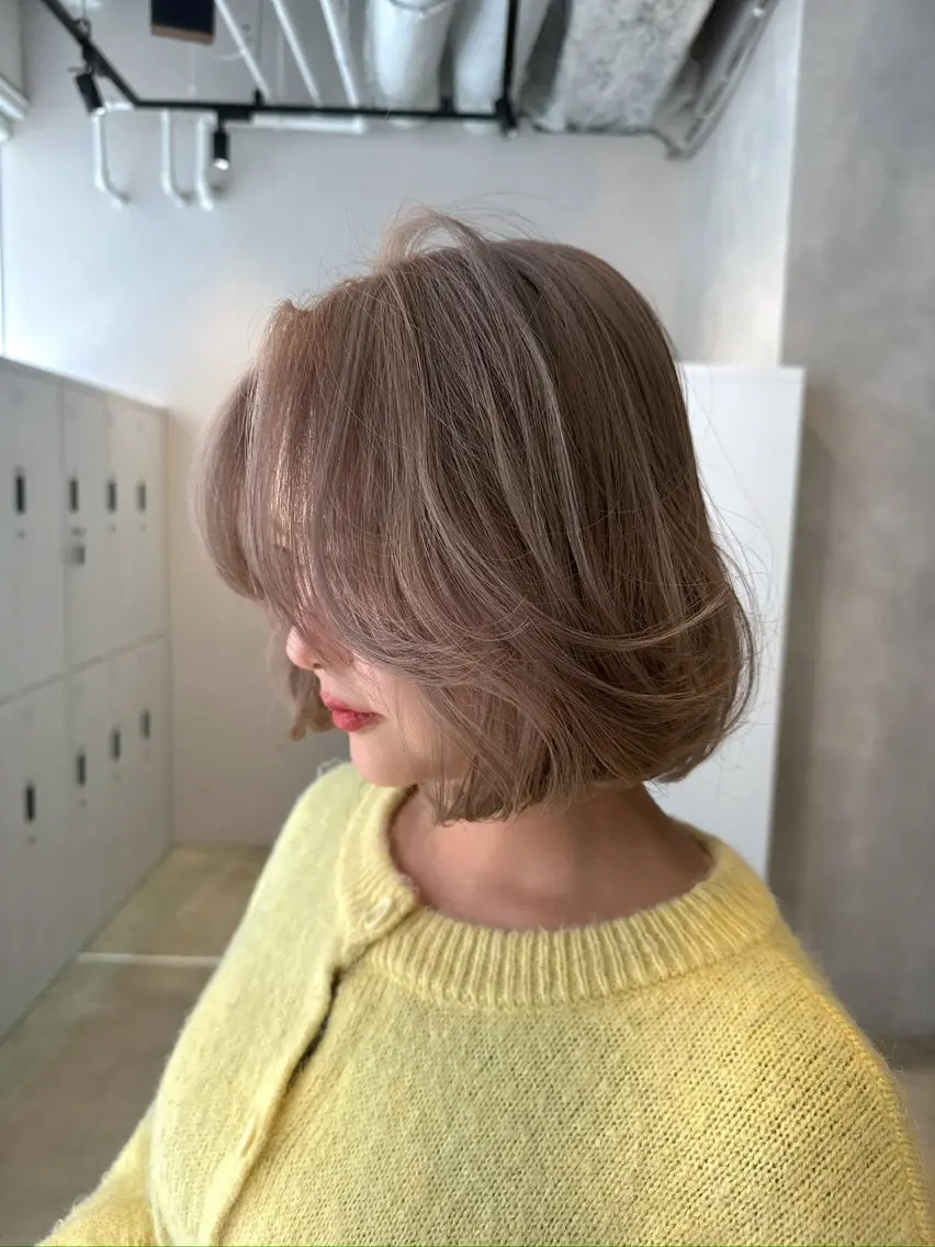カラー カット ヘアカラー トリートメント 透明感カラー✨艶髪 制作🌱山根あゆみのヘアスタイル