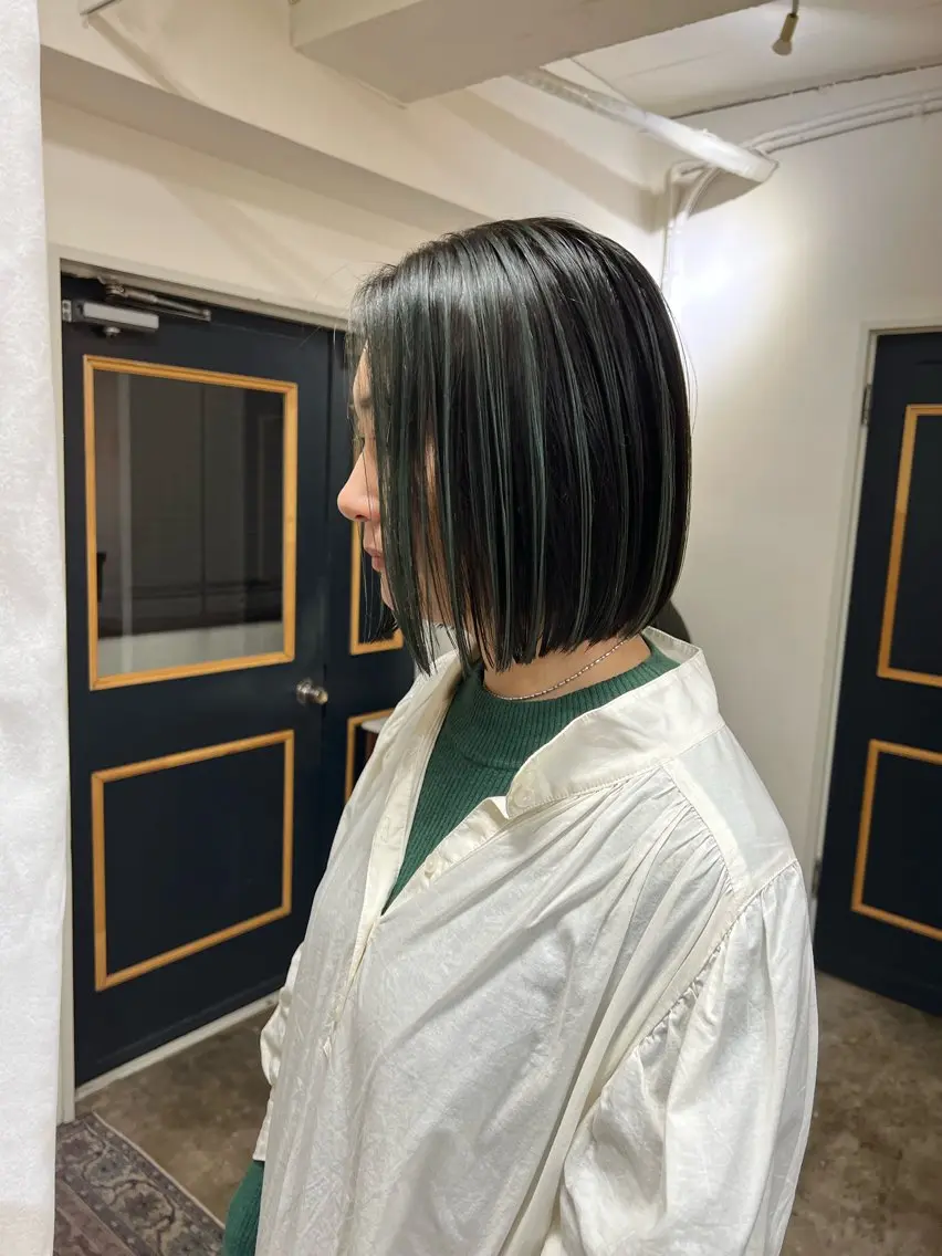 ショート カラー ブリーチ デザインカラー takada kohのヘアスタイル
