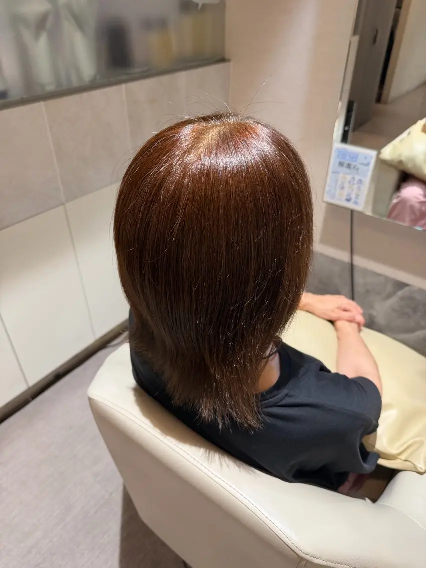 カラー ブラウンカラー 服部 乃愛のヘアスタイル
