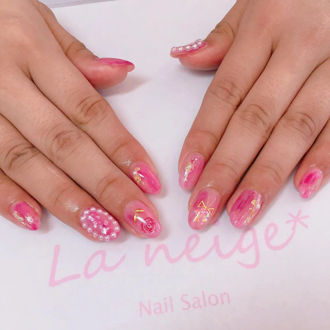 ネイル La neige* yuki 🐩🌙のネイルデザイン