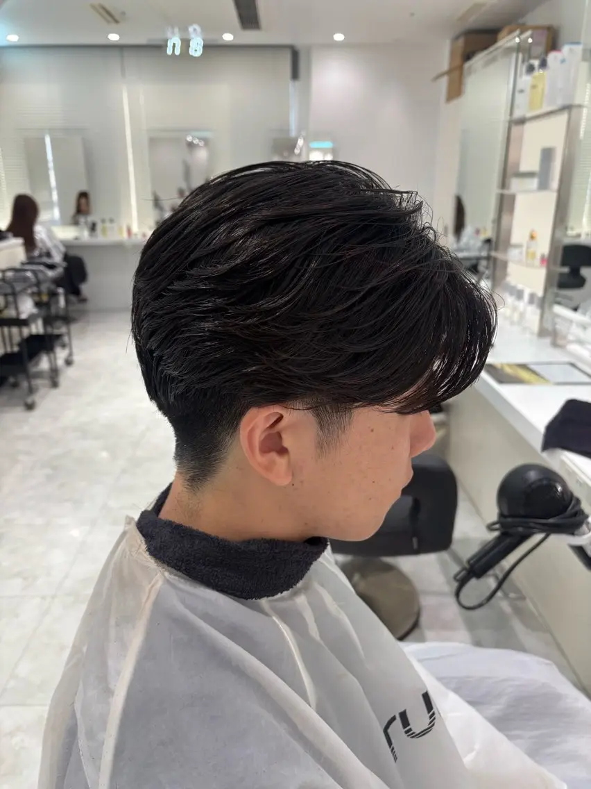 メンズ カット パーマ 銀座/ショート/ メンズ/HINOKIのヘアスタイル