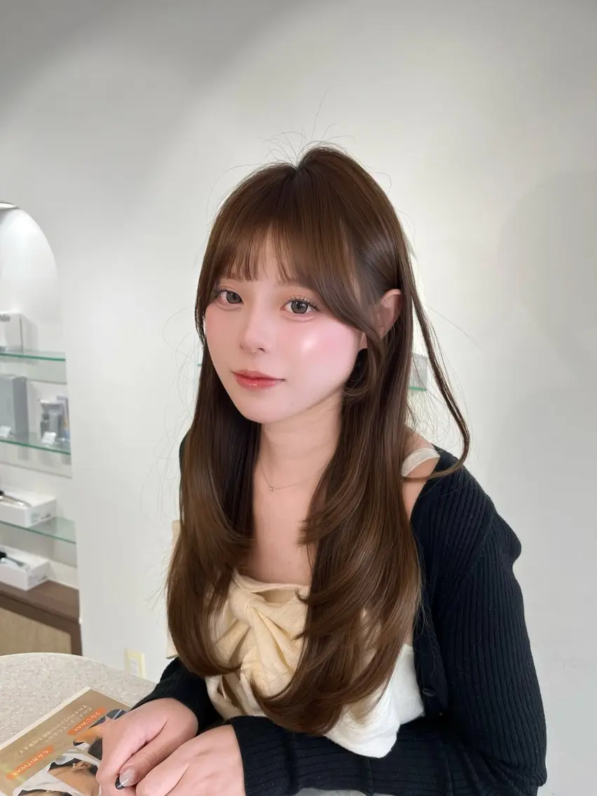 【ご新規様】似合わせカット✂️➕ワンカラー🥣➕うる艶トリートメント🧴の写真