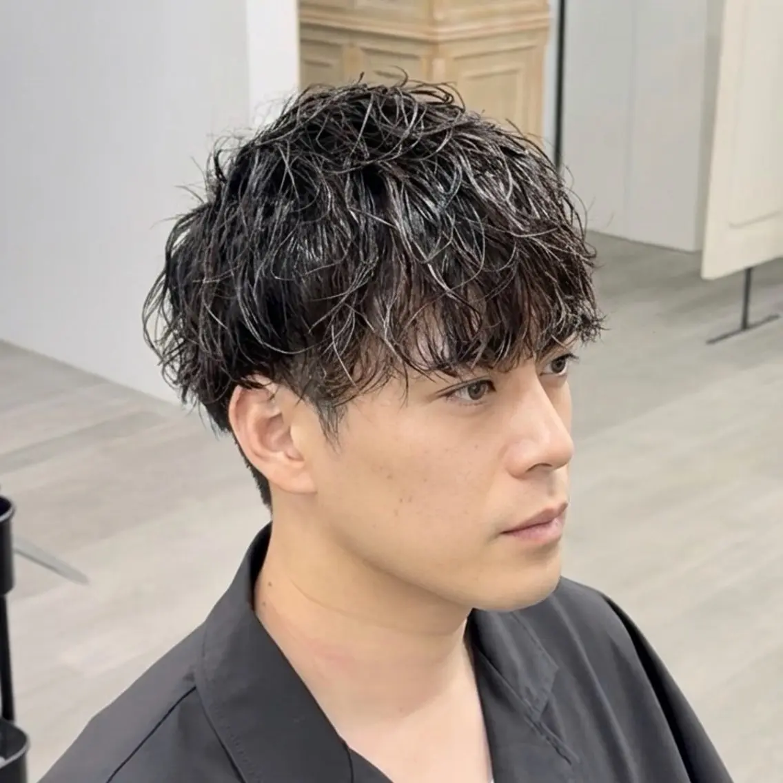 パーマ メンズ カット パーマ 🔥メンズパーマ特化 菅谷尚悠🔥のヘアスタイル