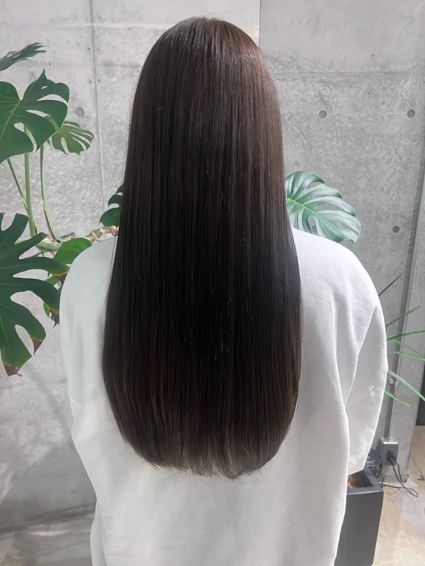 ロング トリートメント ヘアカラー トリートメント うるツヤ透明感カラー 𝐀𝐲𝐚𝐦𝐢のヘアスタイル