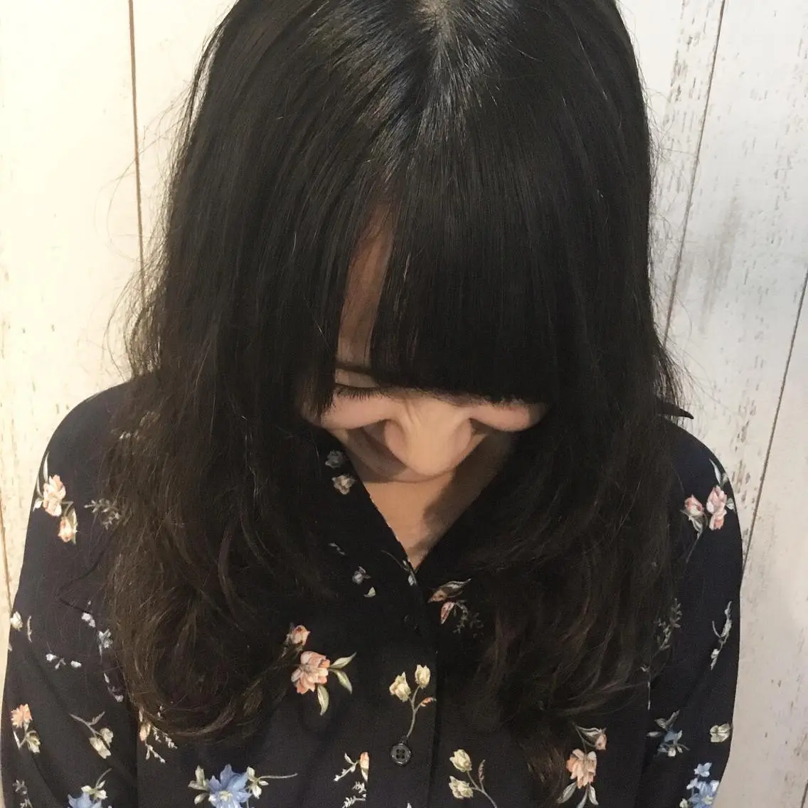 セミロング パーマ embrace エンブレイスのヘアスタイル