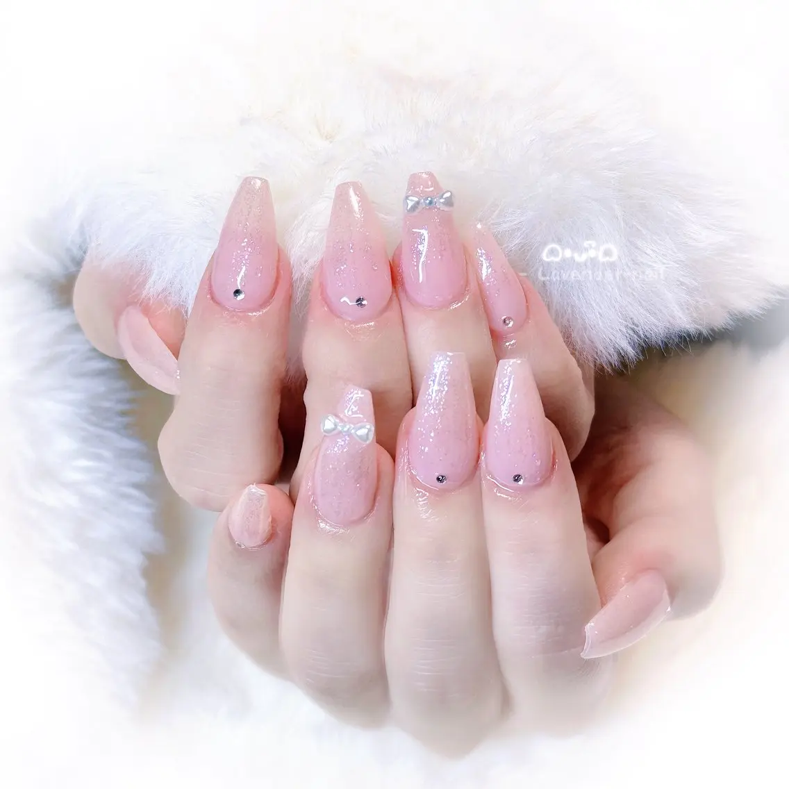 ネイル ハンドネイル Lavender nail·中島公園のネイルデザイン