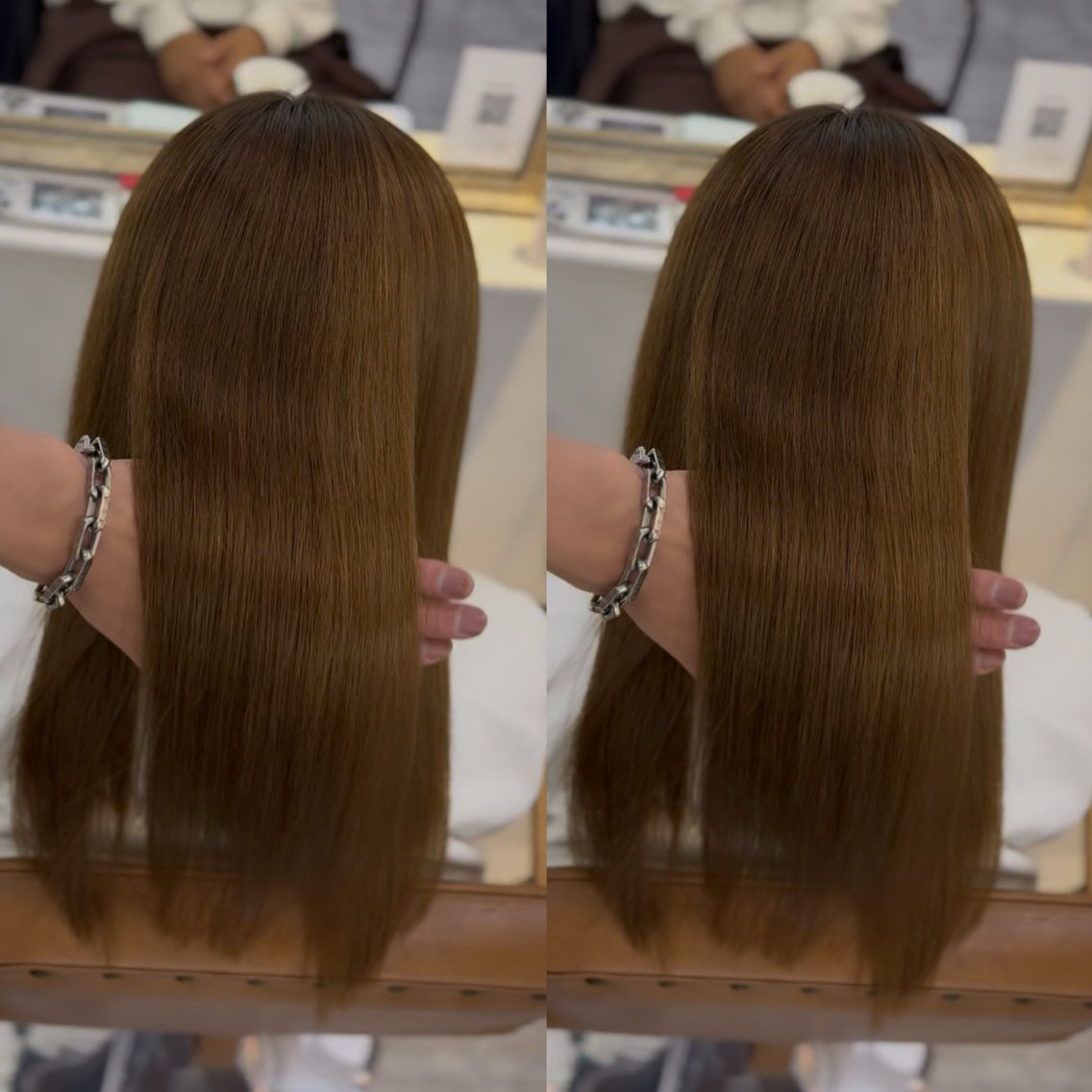 セミロング ハイライト 縮毛矯正 トリートメント 縮毛矯正\髪質改善 🫧拓都のヘアスタイル