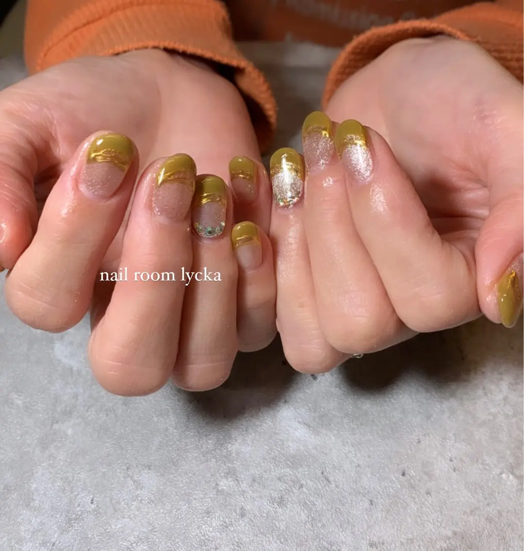 ネイル ネイルルームリッカ 𝐦𝐚𝐲𝐮のネイルデザイン