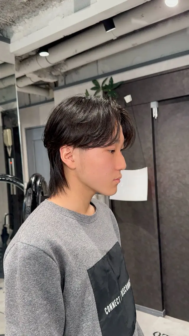 ㊗️高校卒業クーポン🎓【メンズカット+ニュアンスパーマ+トリートメント】眉毛/ダウンパーマ追加＋料金3000円の写真