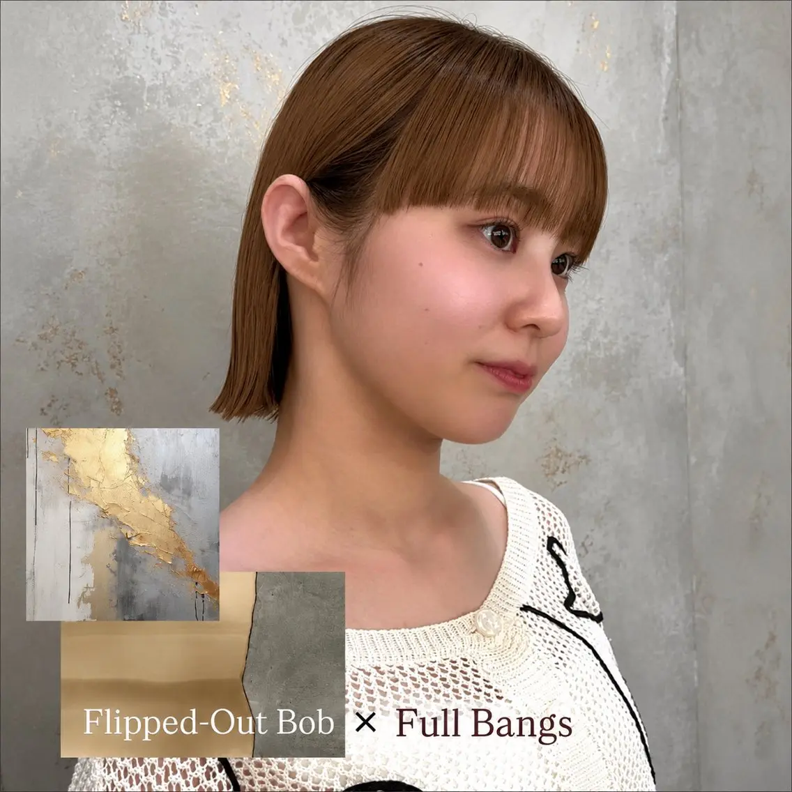 ショート カラー 切りっぱなしボブ ボブ 韓国風ヘア シースルーバング 小顔カット カット ヘアカラー トリートメント 盛れるショート/ボブ ×髪質改善♥️マリンのヘアスタイル