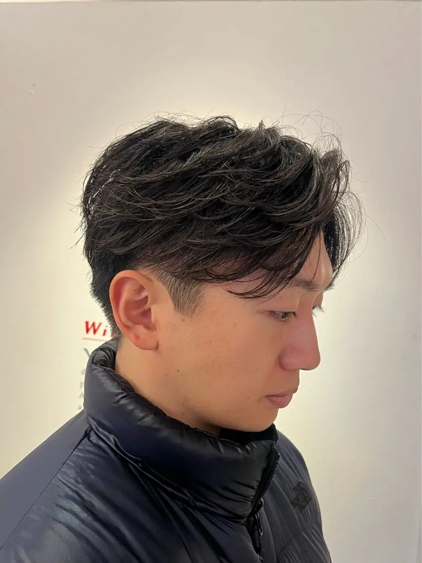 【平日限定】メンズカット+ニュアンスパーマ¥8800の写真