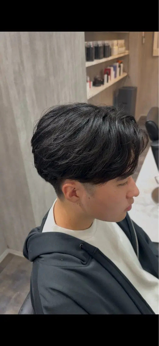 メンズ縮毛矯正 細谷碧海のヘアスタイル