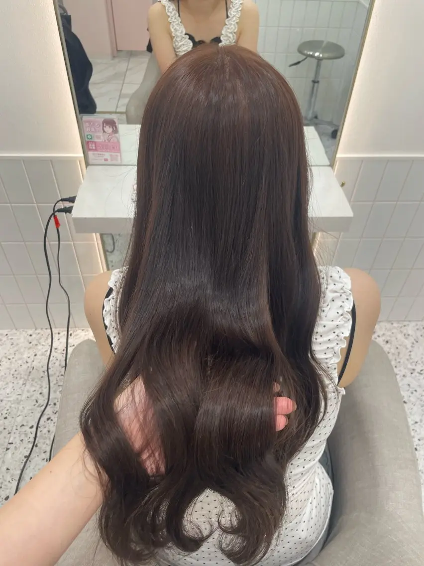 ロング ヘアカラー 中村 心のヘアスタイル
