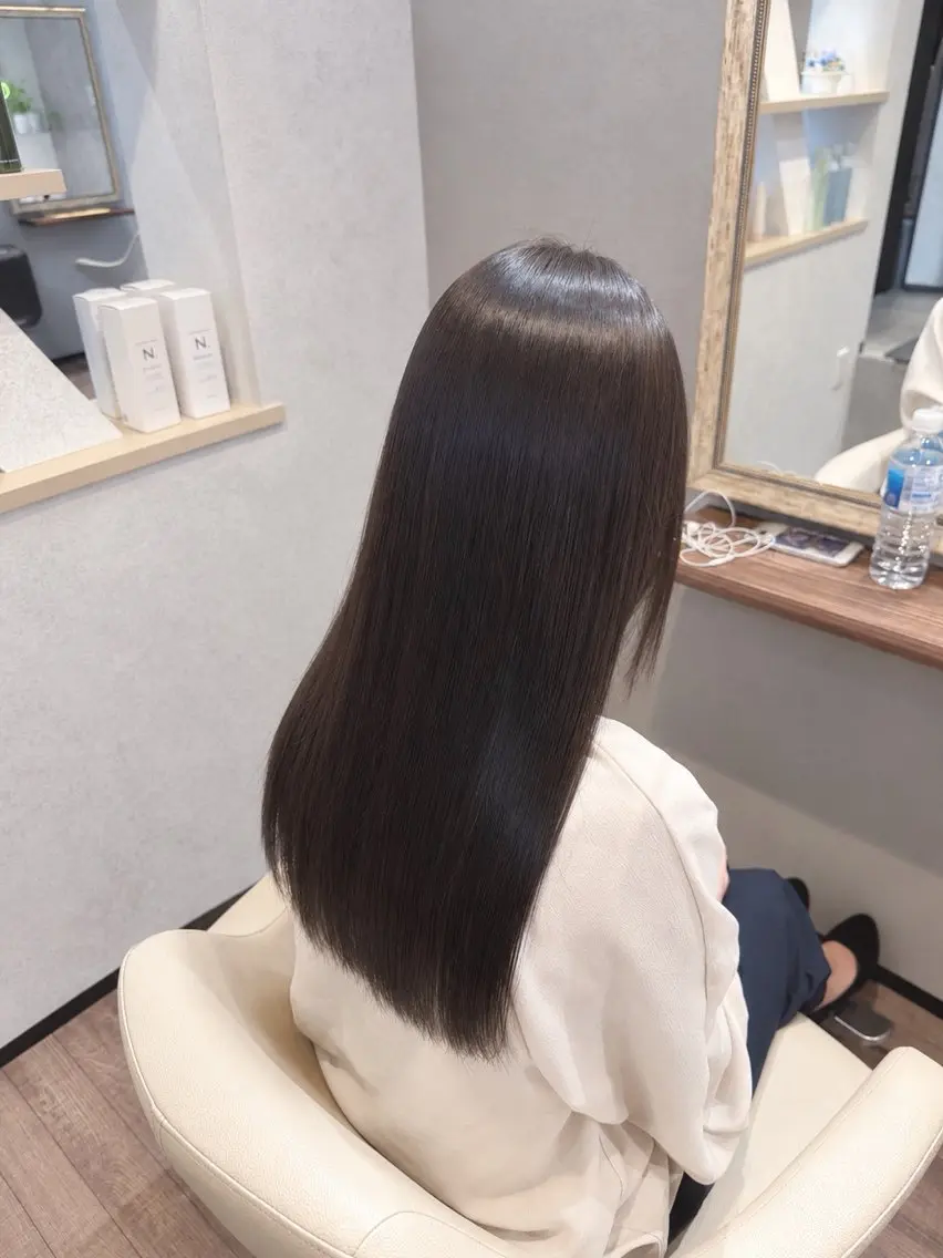 ロング 髪質改善 艶髪カラー/髪質改善 細貝 舞利のヘアスタイル