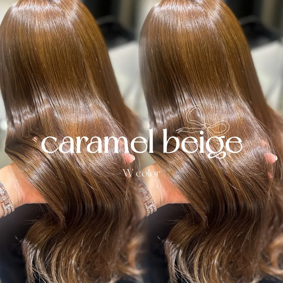 【⭐️ブリーチしないで明るさを引き出す⭐️】ライトニングダブルケアカラー+3step treatment💖の写真
