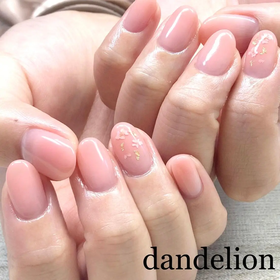 ネイル ハンドネイル ハンドケア dandelion ダンデライオンのネイルデザイン