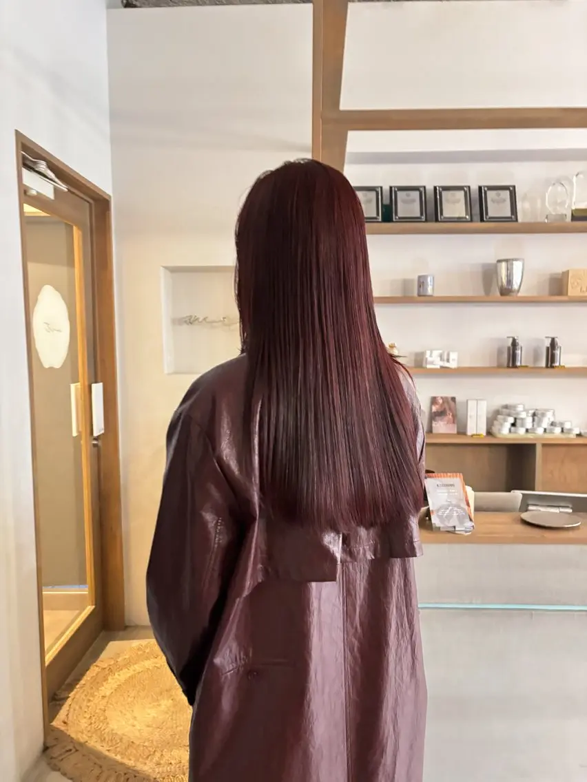 ロング カラー yuna☘️ 名古屋のヘアスタイル