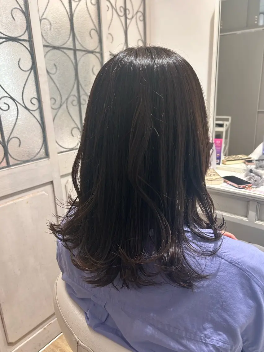 ミディアム ヘアカラー トリートメント HARUNA｜肌映え 💖艶カラーのヘアスタイル