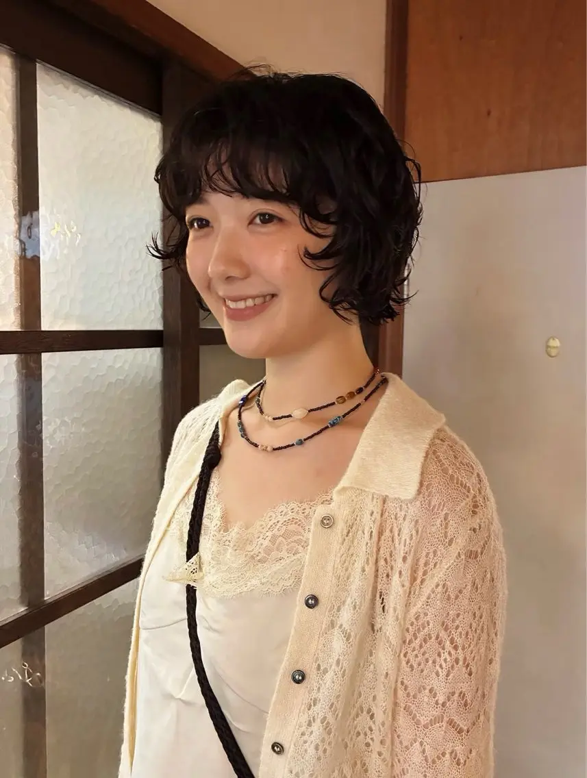 ショート パーマ 原宿／パーマモデル 🦜kotoriのヘアスタイル