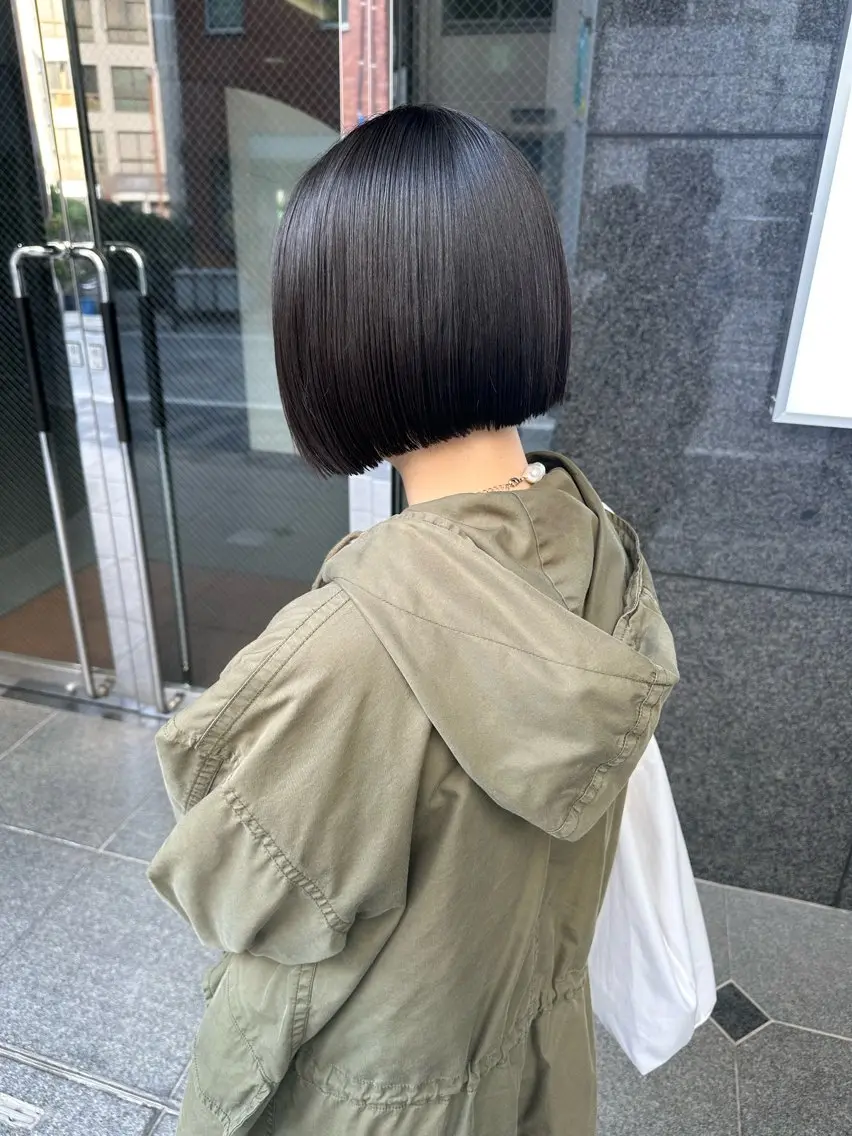ショート 髪質改善 縮毛矯正/ レイヤー/銀座/本木のヘアスタイル
