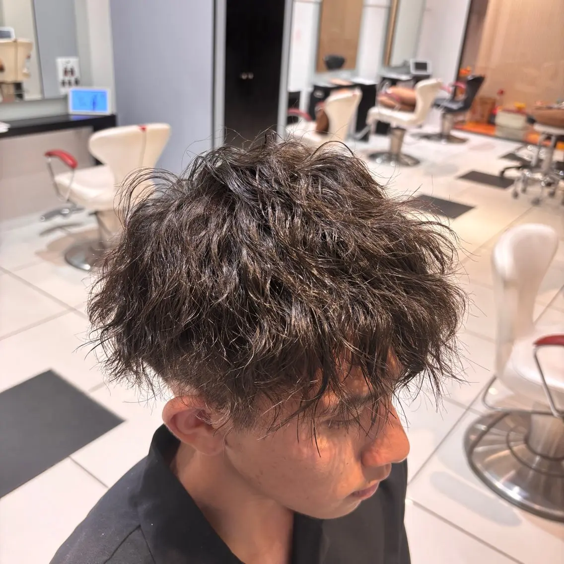 パーマ メンズ 🫧透明感カラー ✄﻿mana🫧のヘアスタイル