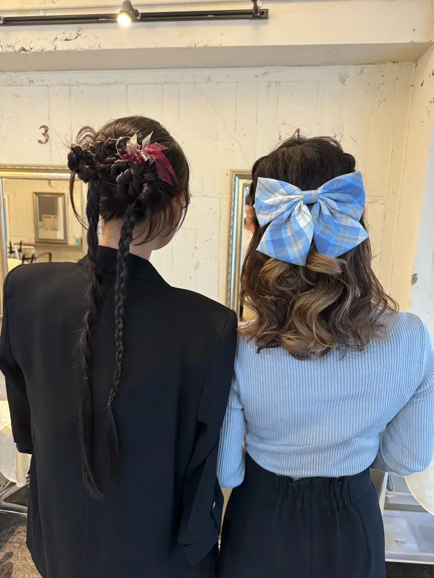 セミロング ヘアアレンジ ヘアセット 🌷MAYU 🌷のヘアスタイル