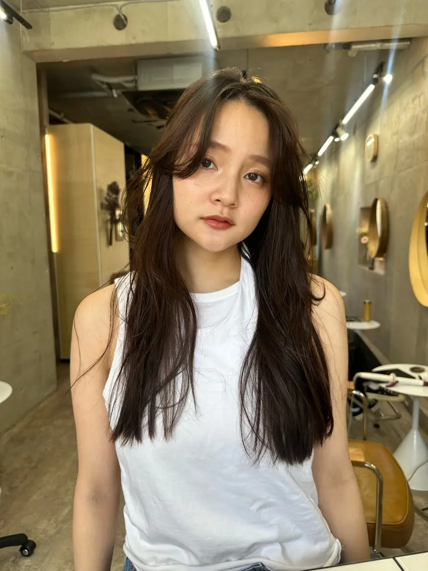 ロング カラー ベージュカラー レイヤーカット カット カットモデル募集中 ／HARUKA🎀のヘアスタイル